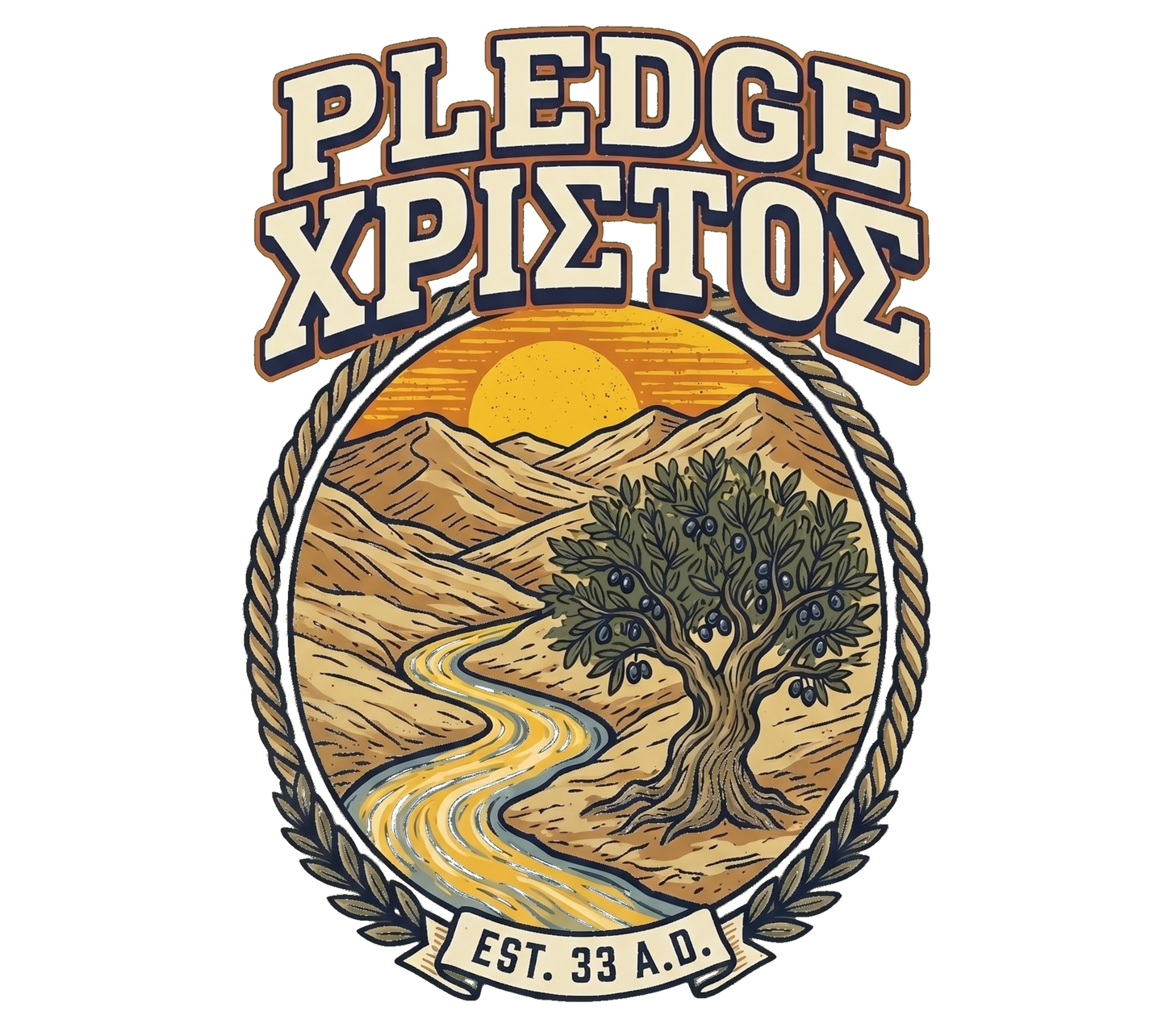 Pledge Christ Greek Tee