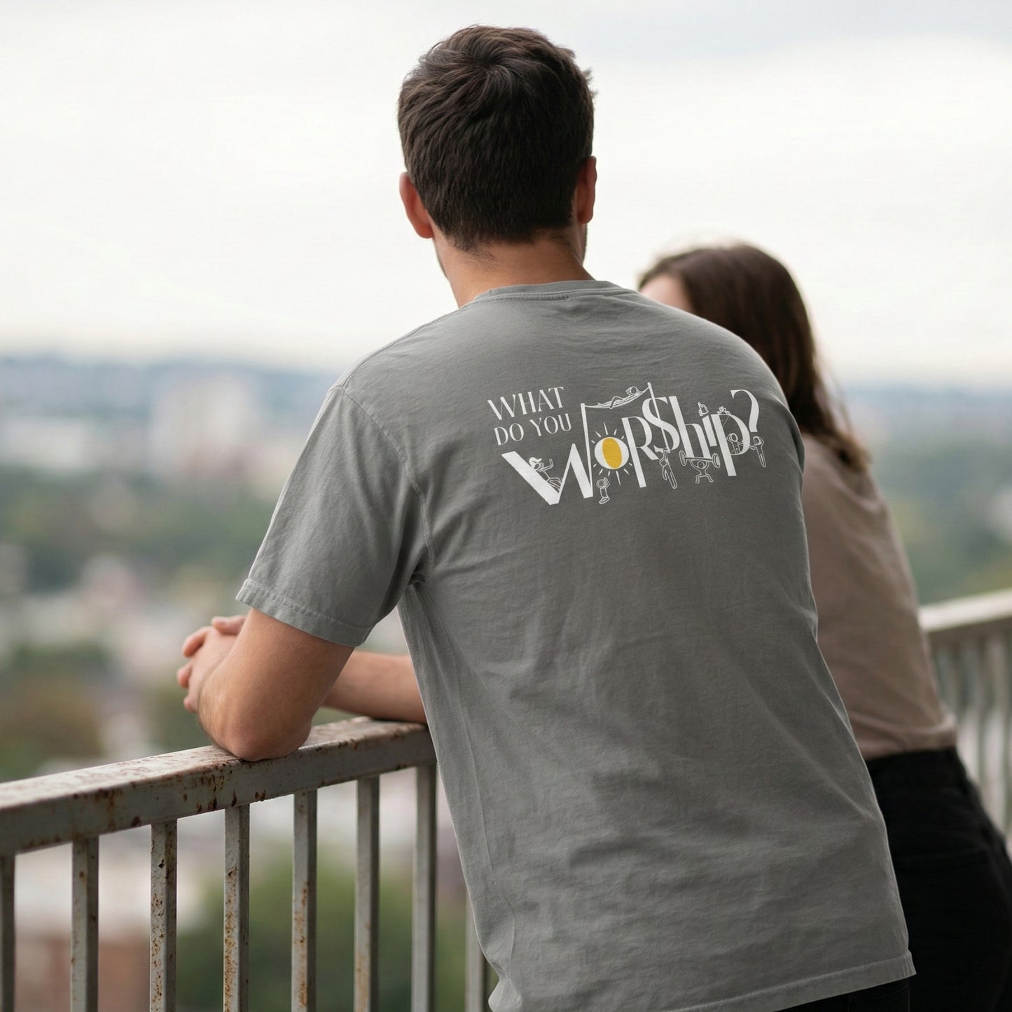 What Do You Worship? Pocket Tee
