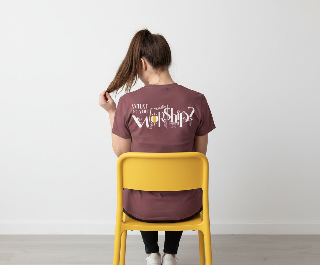 What Do You Worship? Pocket Tee